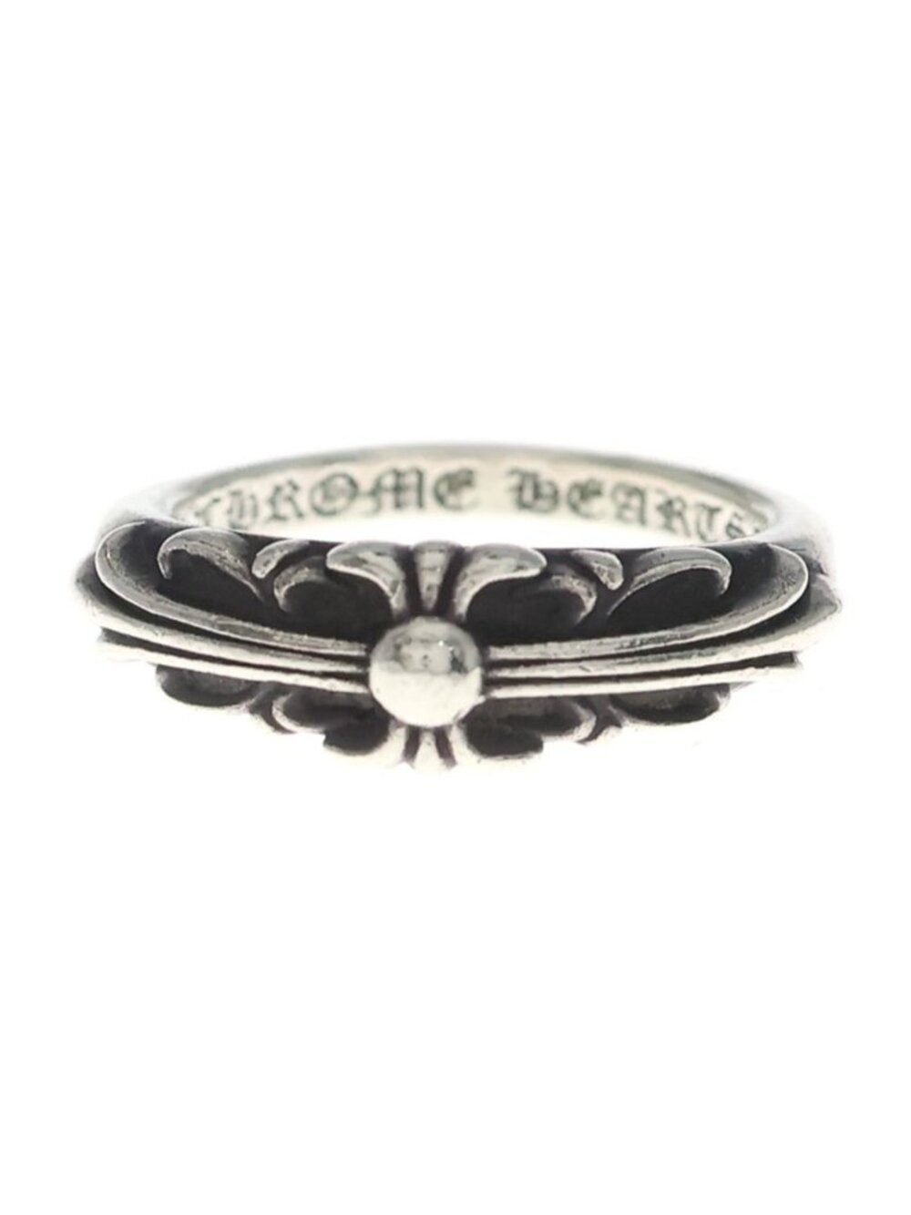 Chrome Hearts Baby Classic Floral Black Sling Silver